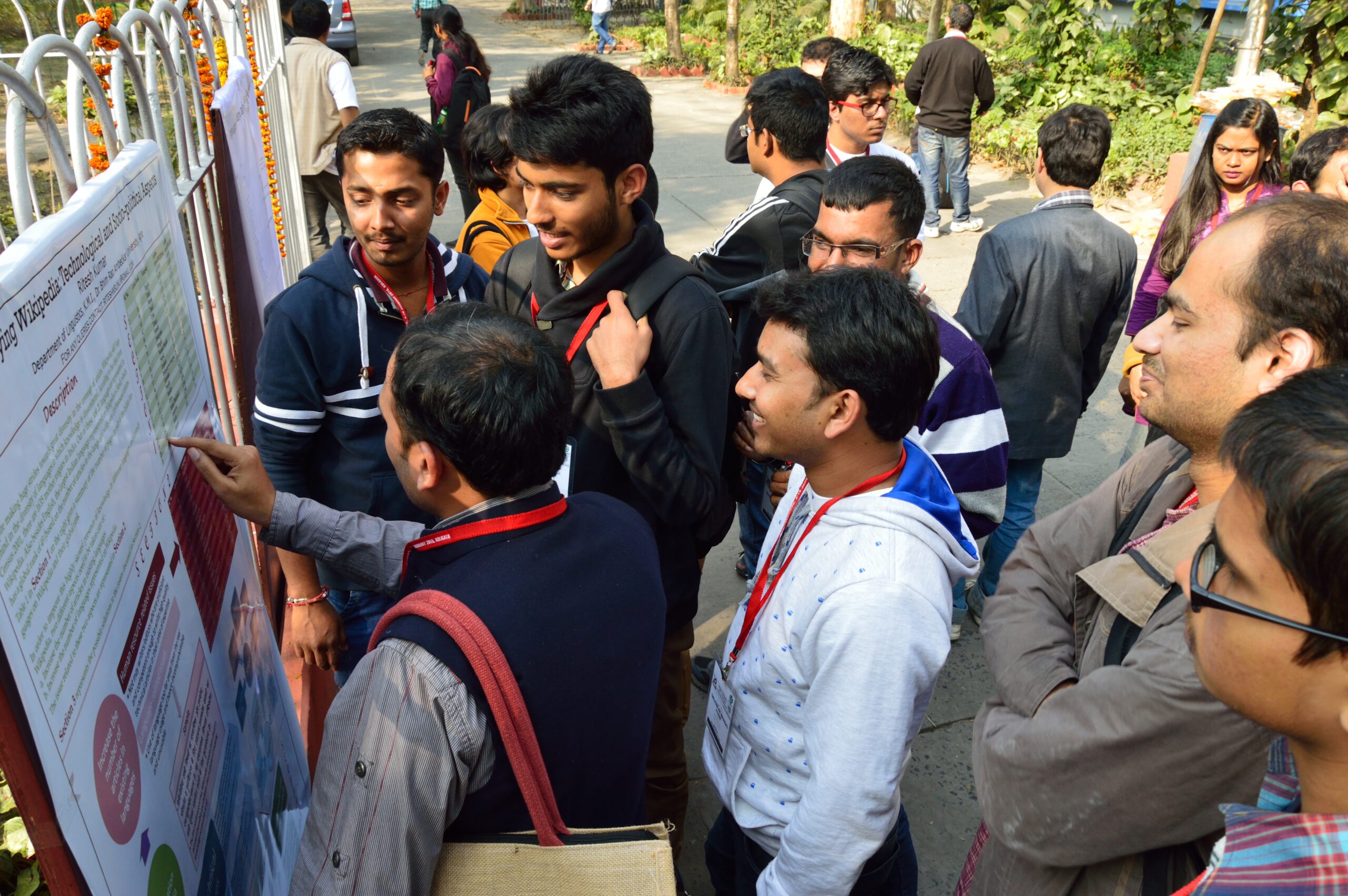 Poster Presentation Bengali Wikipedia 10th Anniversary Celebration Jadavpur University Kolkata 2015 01 10 3373 scaled